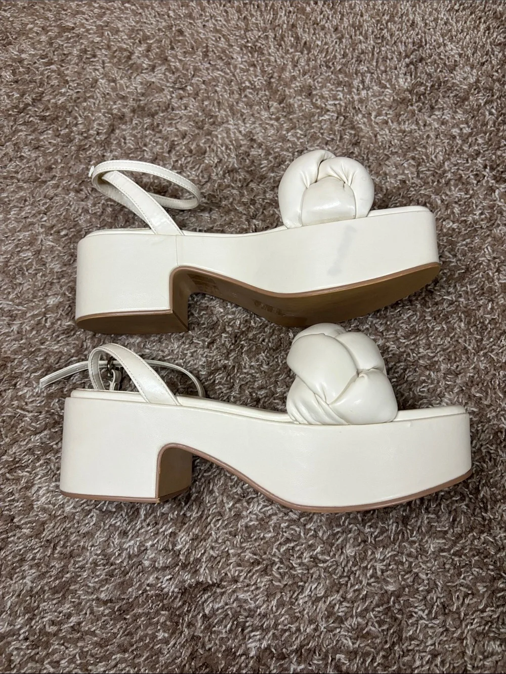 Jeffrey Campbell￼ cream platform